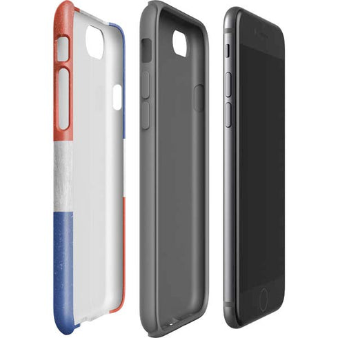 Dominican Republic Flag Faded iPhone SE (2nd & 3rd Gen) Pro Case